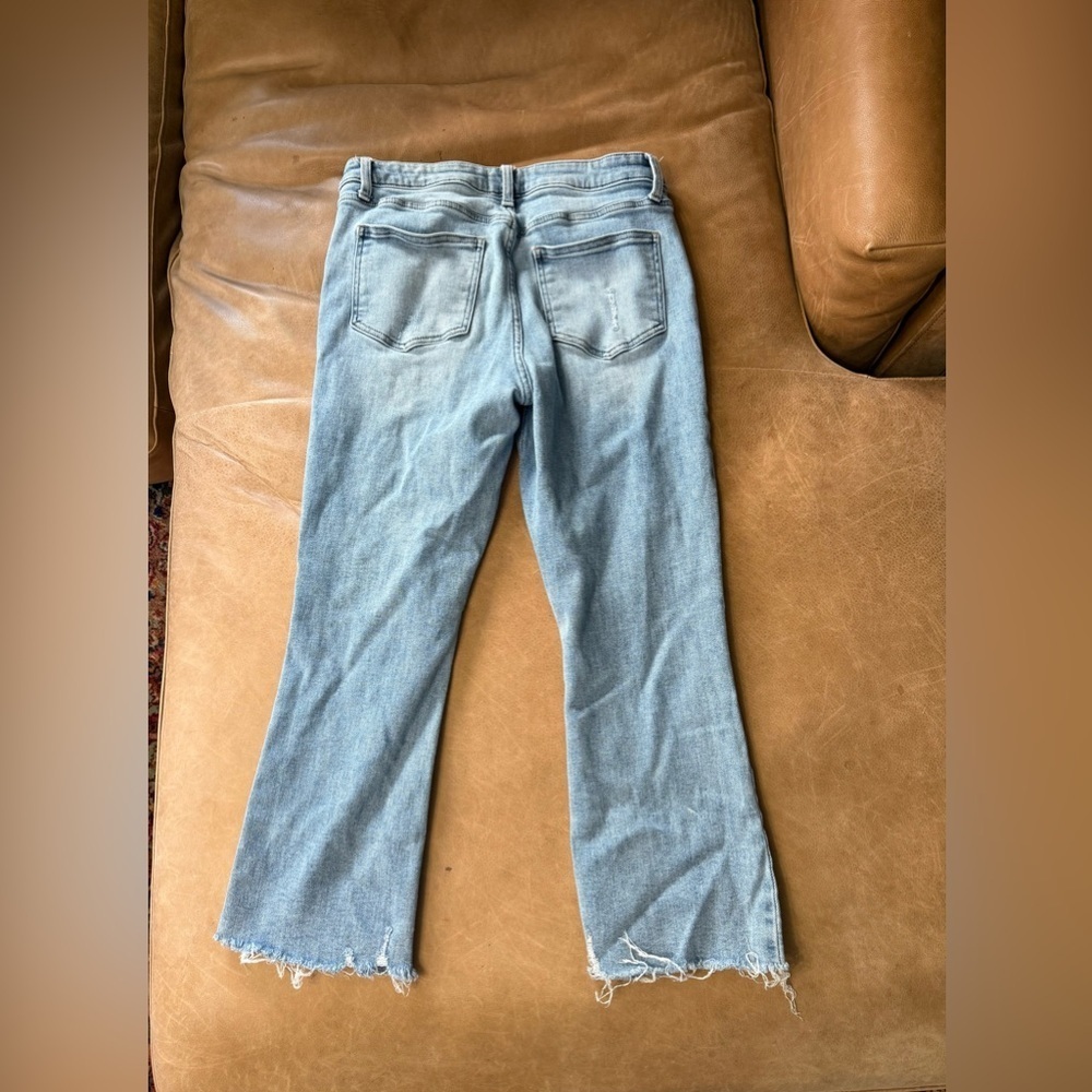 Pistola COSMIC BLUE LOVE Lydia High Rise Cropped Boot Jean Size 10 - Picture 9 of 9